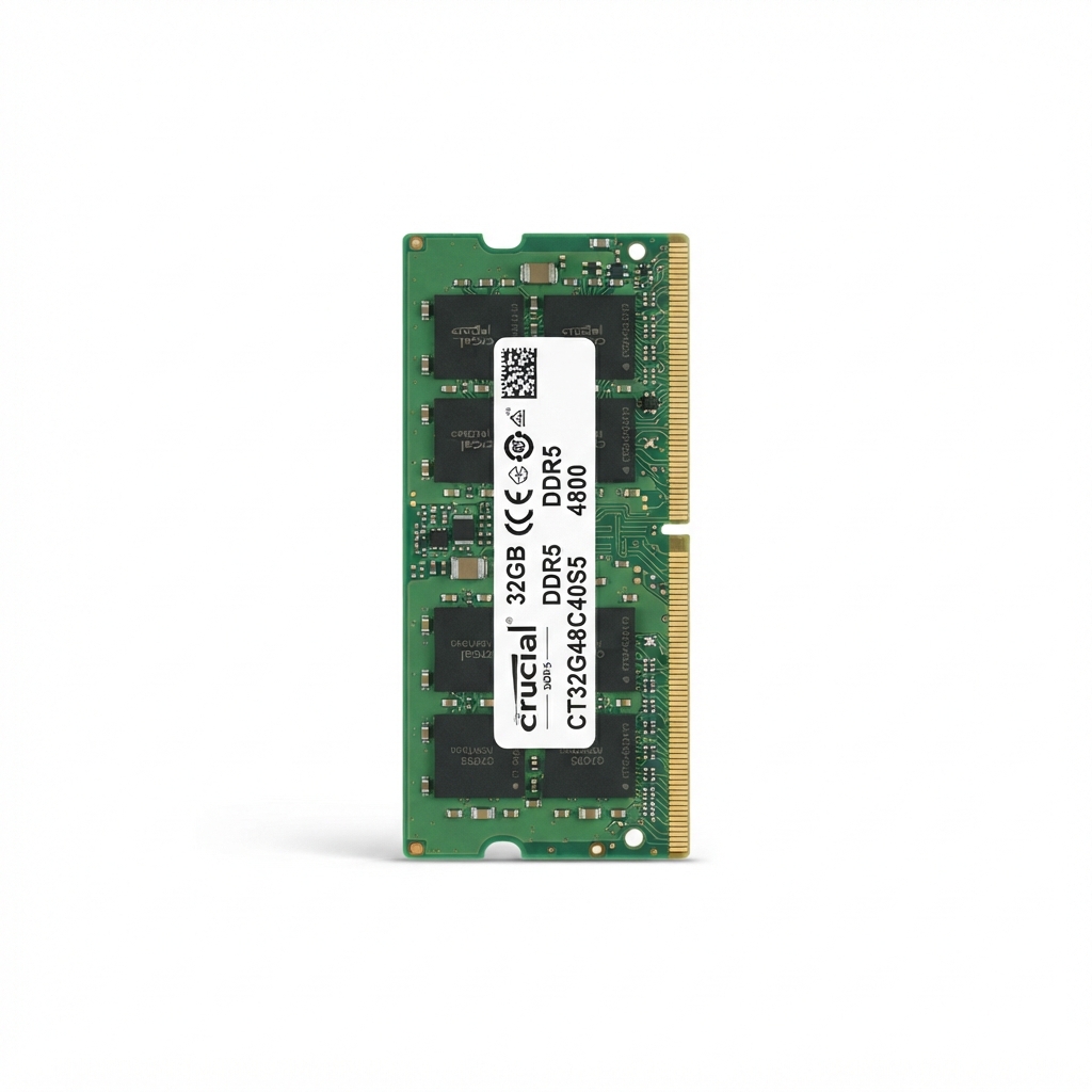 Gemini_Generated_Image_9ixyz09ixyz09ixy رم کروشیال 32 گیگابایت DDR5 SODIMM 4800 - تصویر 1